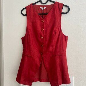 Reformation Aspen Linen Top NWT - Size 4